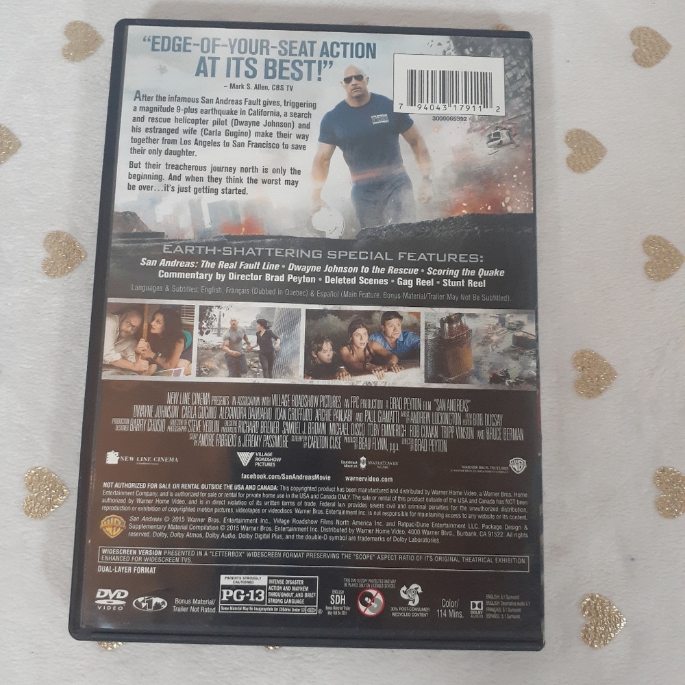 πHPπ ππΌ 10/$25 San Andreas DVD - Picture 2 of 4